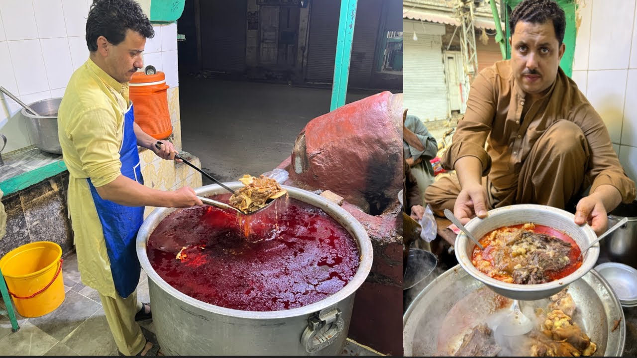 Khan Zameer Siri Paye Recipe | 200 KG Siri paye Recipe | Peshawari Siri Paye Recipe |Subah Ka Nashta