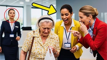 "ZE LACHTEN DE EENVOUDIGE VROUW BIJ DE BANK UIT... NIET WETEND DAT ZE DE MOEDER VAN DE CEO WAS!"