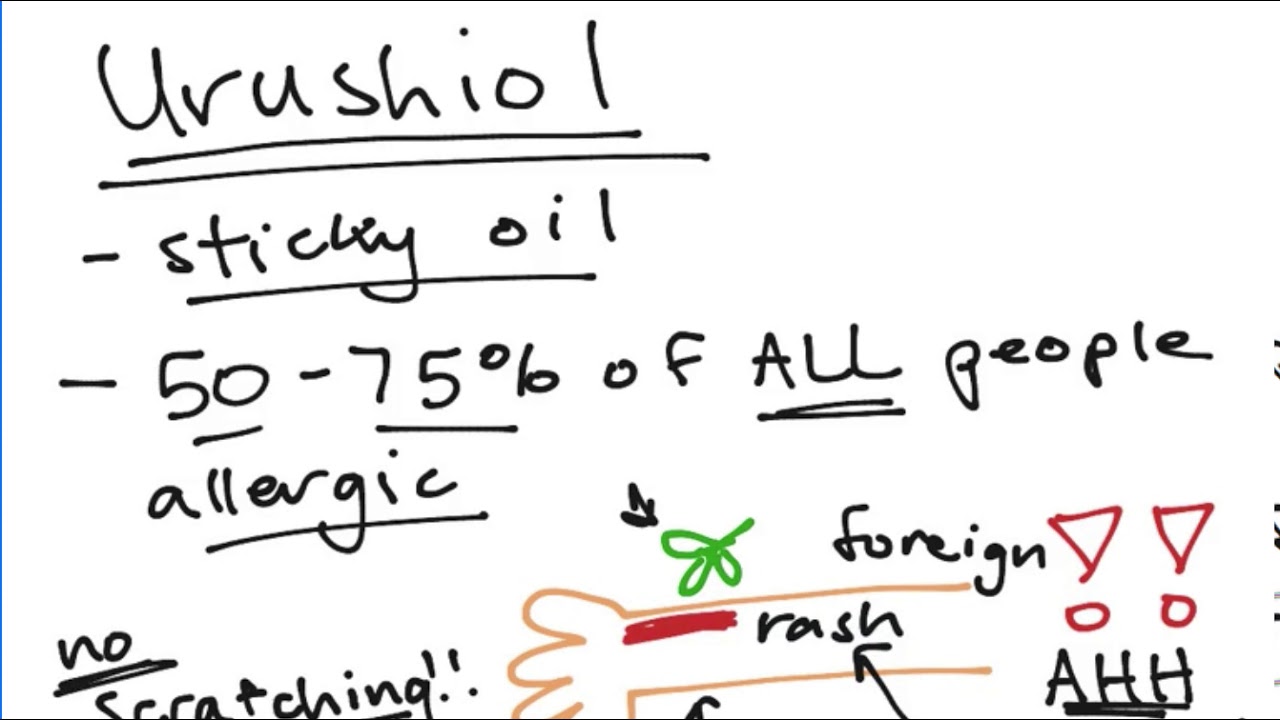 Environmental Science: Why does poison ivy/oak make us itchy?