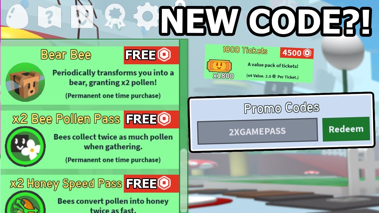 Roblox Bee Swarm Simulator Promo Codes 2023 for Eggs, Tickets, Royal Jelly