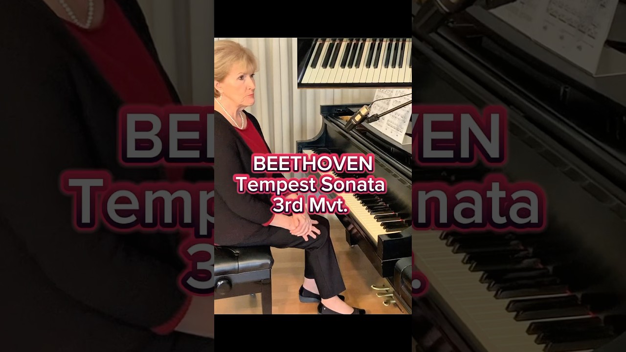Как педалировать сонату «Буря» Бетховена, соч. 31, 3-я часть