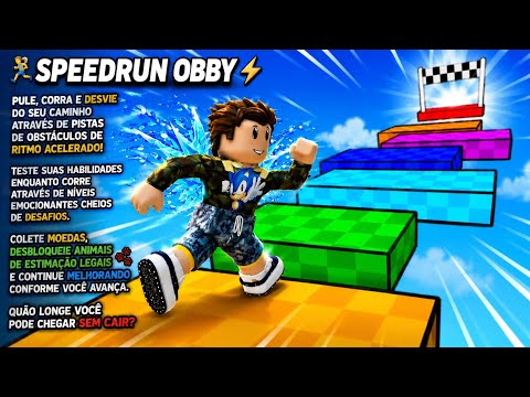 I went to the fastest Speedrun Obby on Roblox and almost freaked out! ⚡😂