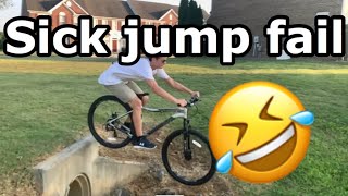 Sick Jump Fail (Slow motion)