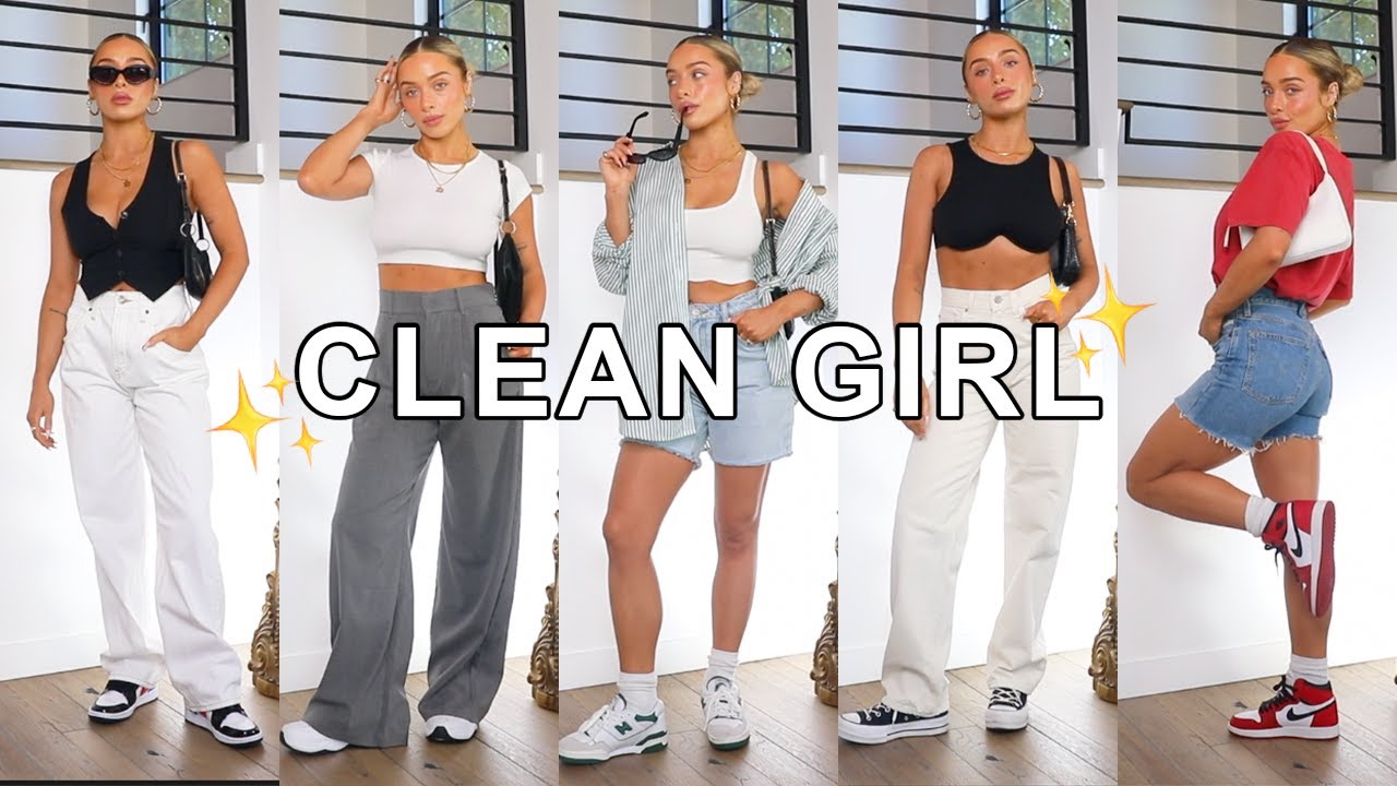 How To Dress Like a ✨ Clean Girl ✨ 