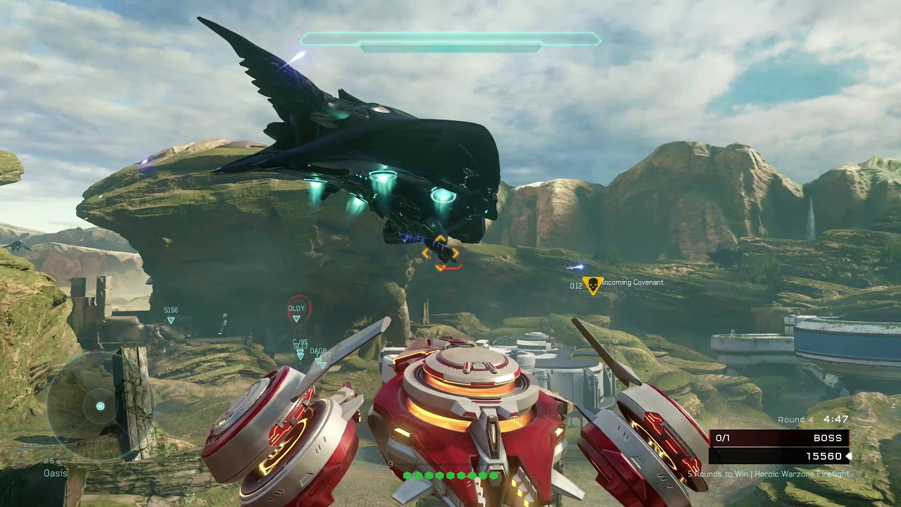 [4K] Halo 5 WFF on Sanctum. Ignore objective, get kills, spawn Phaeton Helios. Profit