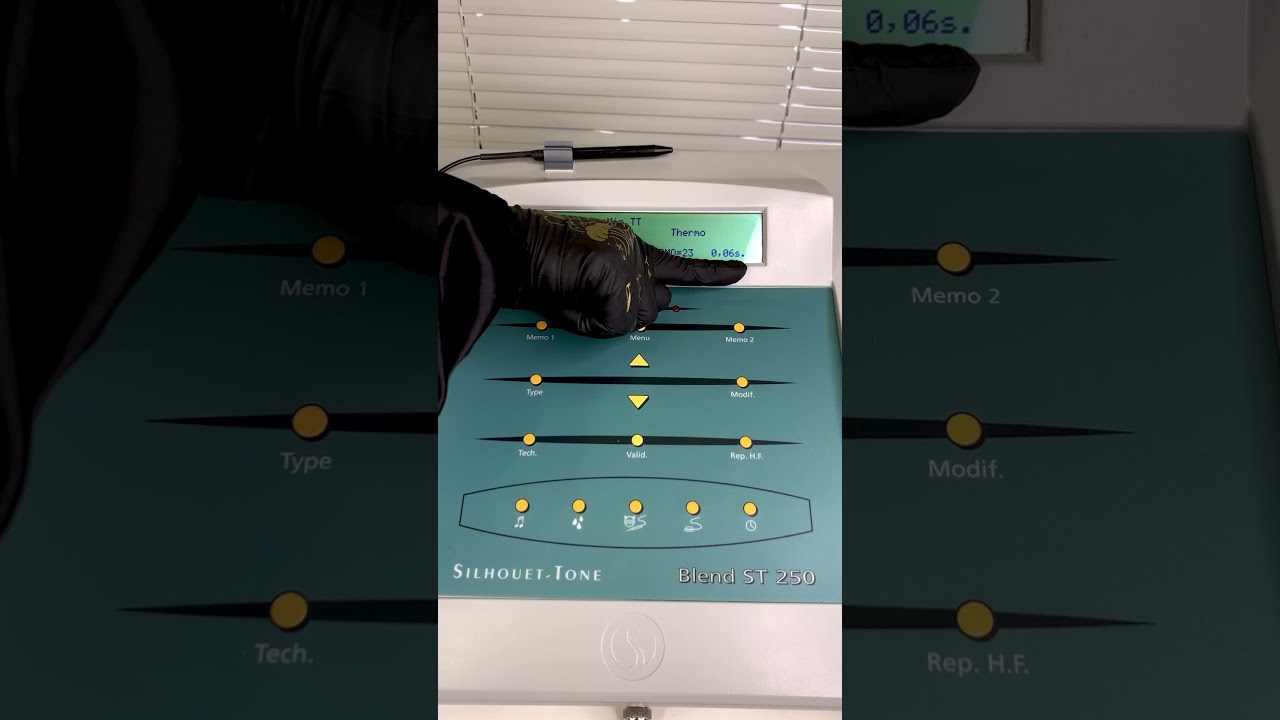 Blend ST250 - обзор эпилятора, работа с меню