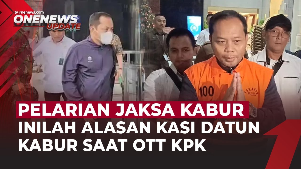Sempat Tabrak Petugas KPK, Ternyata Ini Alasan Kasi Datun HSU Kabur saat OTT | OneNews Update