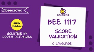 beecrowd Problem 1117 - " Score Validation"  solution( Bangla ) | C language