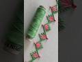 Beautiful and cute borderline hand embroidery design #shortsfeed