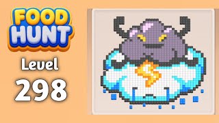 Food Hunt Pixel puzzle level 298 walkthrough solution gameplay 