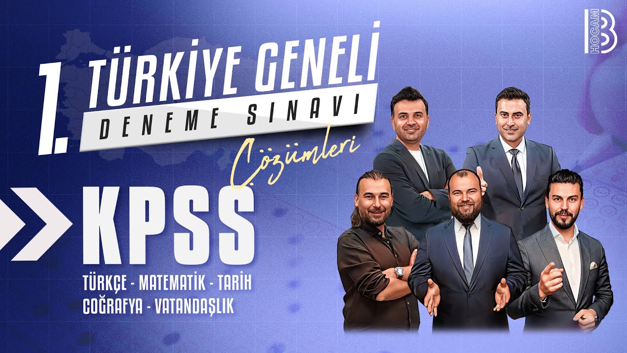 KPSS - Türkiye Geneli I.Deneme - Video Çözümleri - 2026