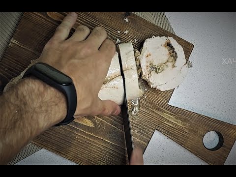 НЕ ОТОРВАТЬСЯ: ЭТОТ ПРОСТОЙ КУРИНЫЙ РУЛЕТ ЗАМЕНИТ КОЛБАСУ! ХОТЬ НА ПРАЗДНИК, ХОТЬ НА ХЛЕБ - вкусно