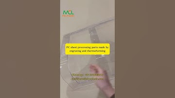 PC sheet processing parts made by engraving and thermoforming #polycarbonate sheet #pc sheet