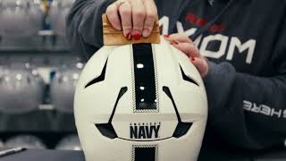 2026 Navy All-American Bowl Helmet Build