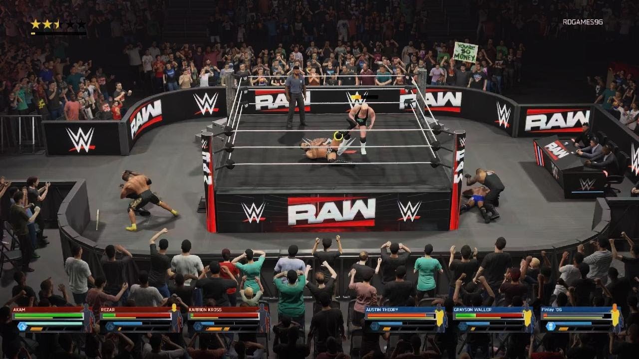 6 Man Tornado Tag Match (WWE2K25 Week Thirty Three Universe Mode)