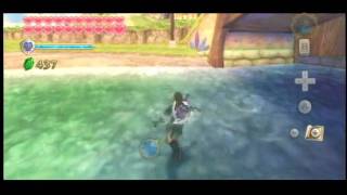 Skyward Sword: Highjump and Highflip out of water!
