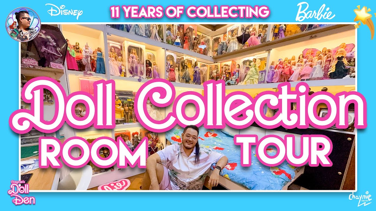 MY DOLL COLLECTION ROOM TOUR - 11 Years of Disney, Barbie, Movie Collectibles & Toys | The Doll Den