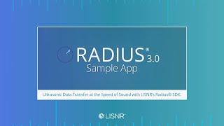 Radius® 3.0 Sample App Overview