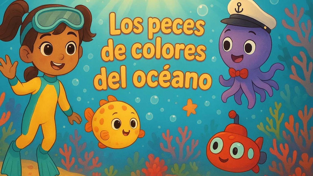 ¡Exploramos el Océano! 🐠🌊 · Los Peces de Colores más Increíbles para Niños