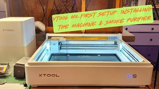 xTool M2 First Setup: Installing the Machine & Connecting the Smoke Purifier