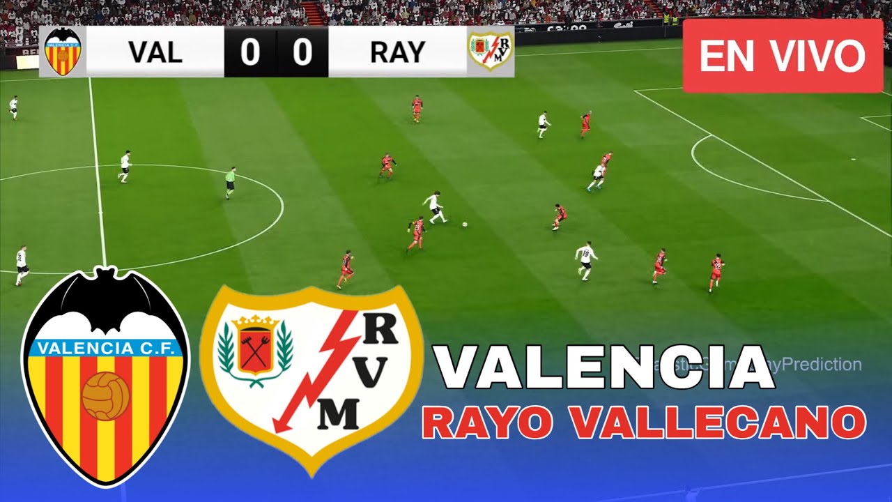Valencia vs Rayo Vallecano La Liga 2026 Match Simulation PES 21