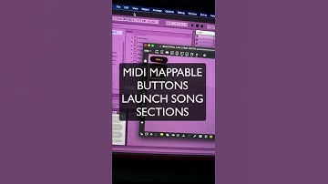 I made this Max4Live Lyric device to launch song sections with MIDI in Ableton Live.