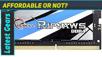 G.SKILL Ripjaws SO-DIMM 16 GB DDR4 2666MHz - The Ultimate Laptop Memory Upgrade!