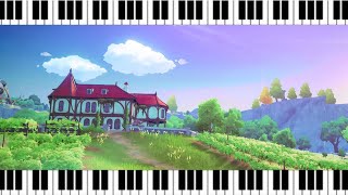 Lone Sojourner - Genshin Impact OST Dawn Winery Theme - Soft & Relaxing Piano Cover screenshot 5