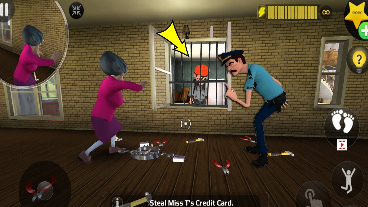 Scary Teacher 3D - Новое обновление: тролль мисс Т упала лицом вниз, так весело! Часть 5315 