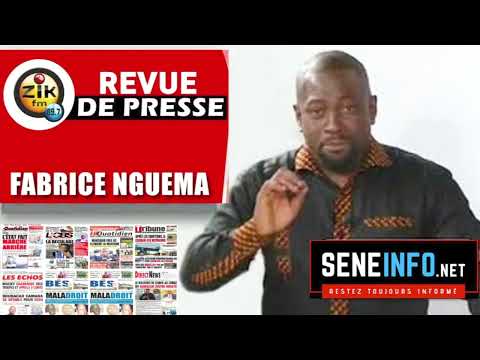 Revue De Presse (Français) Zik Fm - Jeudi 25 Mai 2023 - Fabrice Nguema