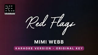 Download Lagu Red Flags - Mimi Webb (Original Key Karaoke) - Piano Instrumental Cover with Lyrics MP3