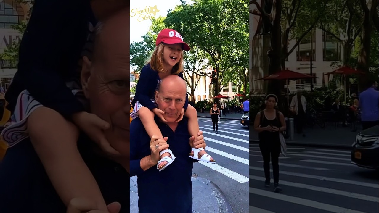 Bruce Willis being the best "girl dad" to his little one 💕 