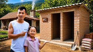 A Young Man Built a Bathroom and Toilet to Complete His Mountain Stone House - Ngô Tuệ TV