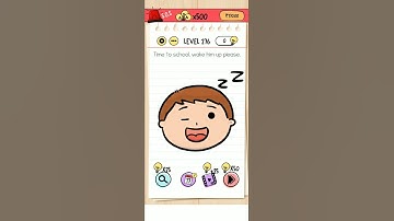 brain test level 276 time to school. wake him up please solution #braintest #braingames