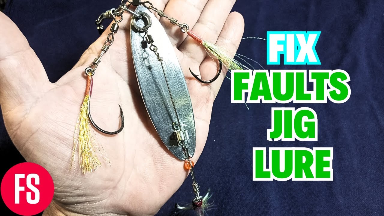How To Fix It Yourself !!! FIX FAULTS JIG LURE || Fishing || Fishing Video || Hand Made Jig Lure