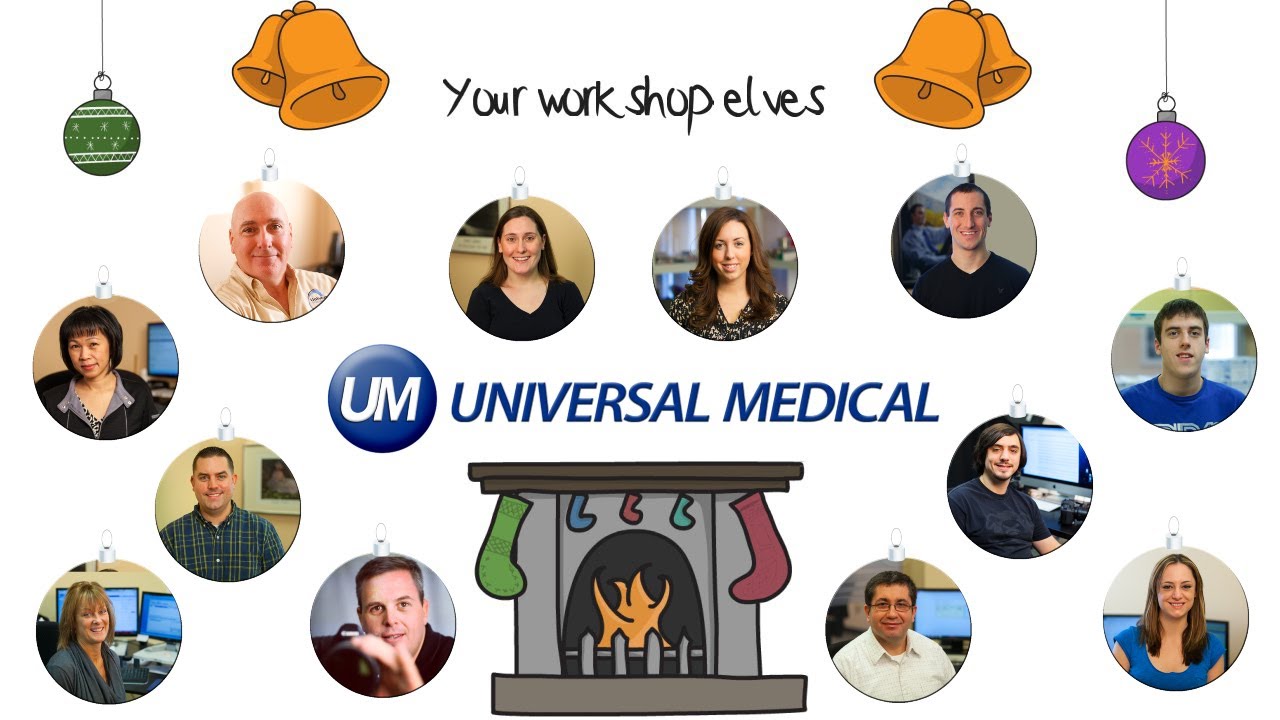 Happy Holidays from Universal Medical YouTube