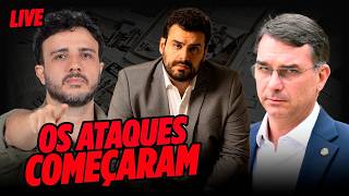 LIVE: FLÁVIO BOLSONARO ATACA RENAN SANTOS E MUITO MAIS!