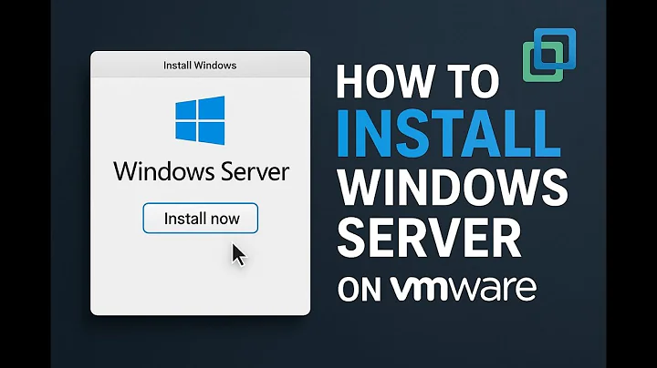 Windows Server Installation on VMware | Full Setup Guide 2025