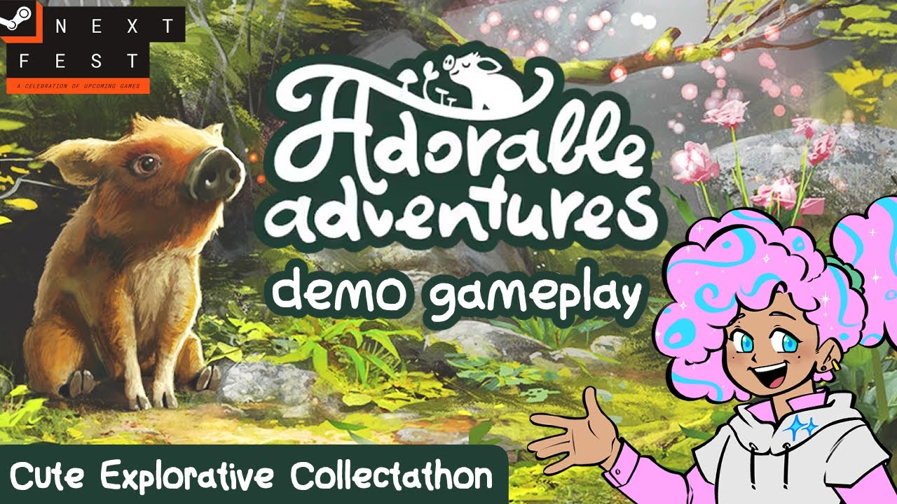 🐗 Boris the Boar is a CUTIE! | Adorable Adventures | Next Fest Demo Gameplay