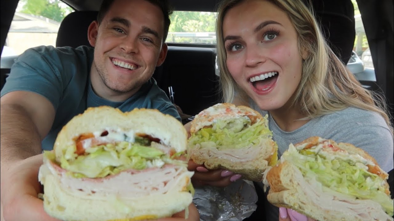 Jersey Mikes Mukbang (sub sandwiches)