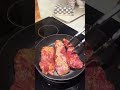 Sizzling Skirt Steak in the Pan | ASMR Sizzle Sounds