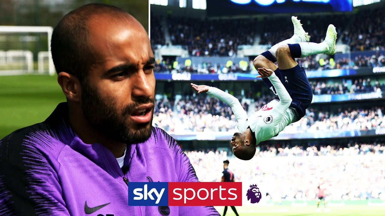 Lucas Moura reviews Tottenham's Champions League win over Man City & hat trick against Huddersfield!