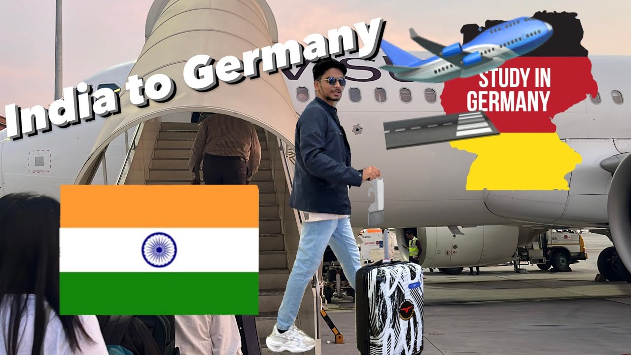International Flight Journey From India🇮🇳 to Germany🇩🇪 