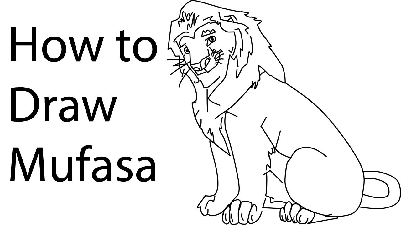 Cool Beginner Easy Simple Lion King Drawings | Invisible Blogger