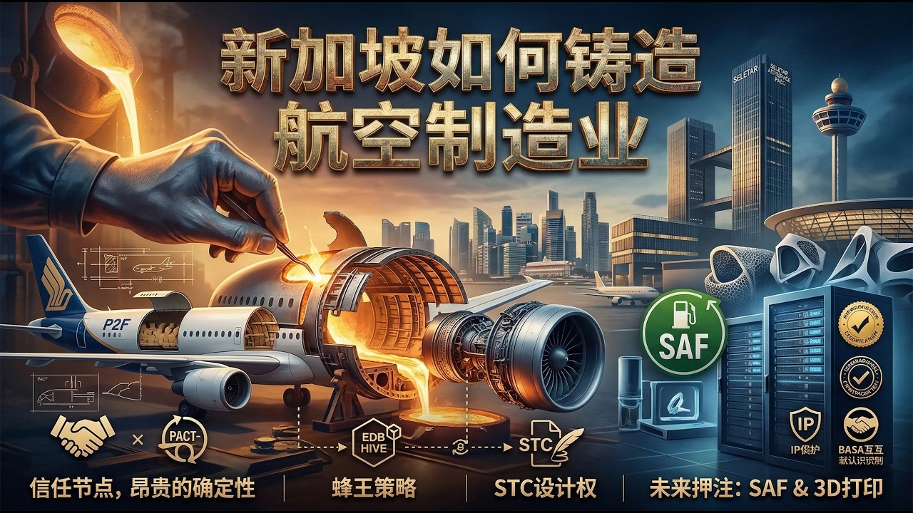 新加坡航空制造霸权的真相｜它卖的不是便宜，是确定性 | 为什么巨头把机密放新加坡？“信任溢价”如何定价 | 夹缝里的缓冲区与新订单8. 供应链裂隙下的信任节点