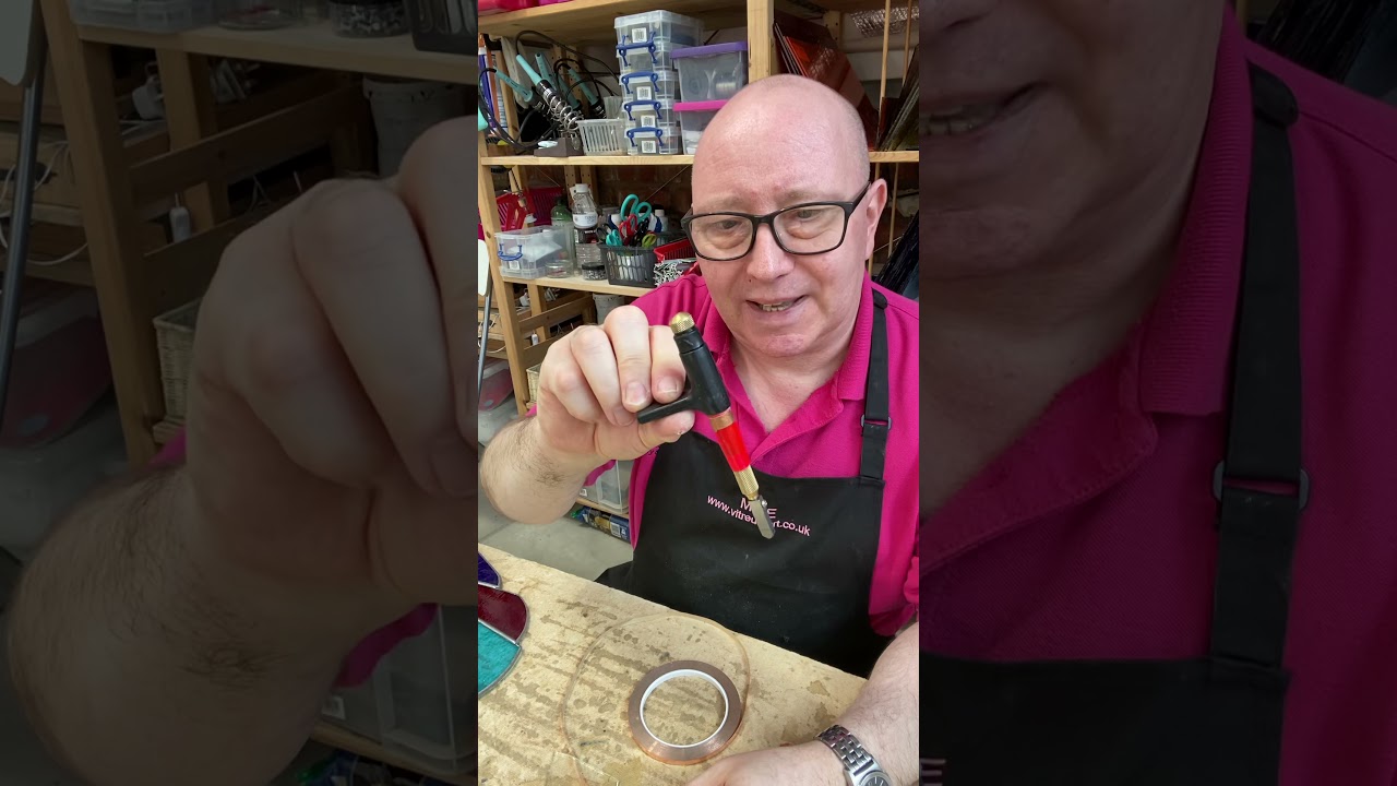 Mike from Vitreus Art introduces the Stained glass copper foiling workshop for beginners