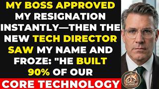 My Boss Accepted My Resignation Instantly—Then the New Tech Director Saw My Name and Froze screenshot 4