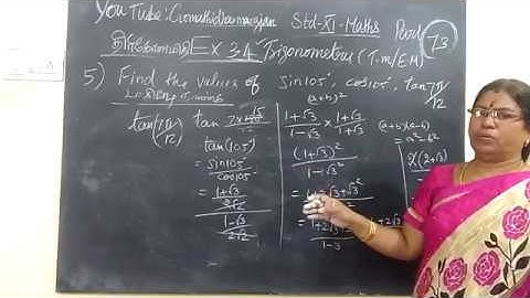 11-M Ex-3.4-5 Trigonometry T.M-E.M Gomathi dharmarajan