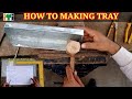 How To Making Tray// शीट मेटल की आसान तरीके से ट्रे बनाएं।