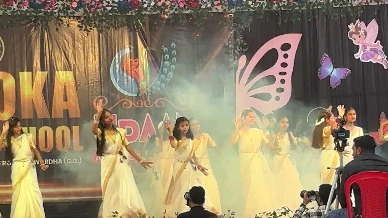 school girls dance on south indian song ।। Ashoka public school kawardha ।।